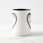 Individuelle Name Tasse Herz, Individuelle Name Ka (Zentrum)