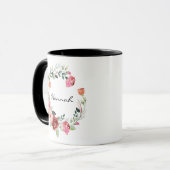 Individuelle Name Tasse | Tasse für Personalisiert (Vorderseite Links)