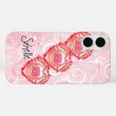 Individuelle Name Tattered Heart Case-Mate iPhone Hülle (Rückseite (Horizontal))