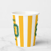 Individuelle Name-Team-Nummer für Gelb und Grün Pappbecher (Links)