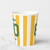 Individuelle Name-Team-Nummer für Gelb und Grün Pappbecher (Rechts)