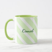 Individuelle Name Teddy Bear St. Patrick's Day Ges Tasse (Links)
