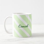 Individuelle Name Teddy Bear St. Patrick's Day Ges Tasse (Links)