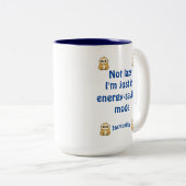 Individuelle Name Teenager nicht schwach, Rettend Zweifarbige Tasse (VorderseiteRechts)