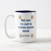 Individuelle Name Teenager nicht schwach, Rettend Zweifarbige Tasse (Links)