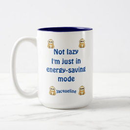 Individuelle Name Teenager nicht schwach, Rettend  Zweifarbige Tasse