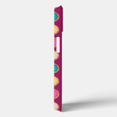 Individuelle Name Template Lila Doughnut Pattern Case-Mate iPhone Hülle (Rückseite / Rechts)