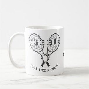 Individuelle Name TENNIS Tasse