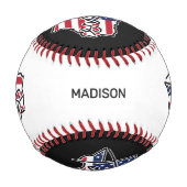 Individuelle Name Texas Baseball (Rückseite)