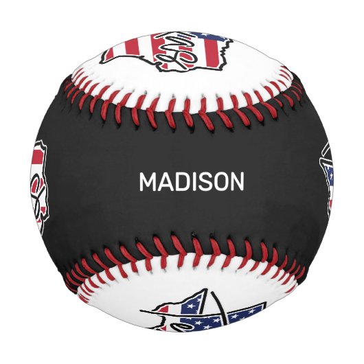 Individuelle Name Texas Baseball (Vorderseite)