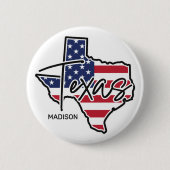 Individuelle Name Texas Button (Vorderseite)