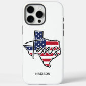 Individuelle Name Texas Case-Mate iPhone Hülle (Rückseite)