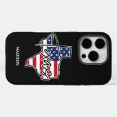 Individuelle Name Texas Case-Mate iPhone Hülle (Rückseite (Horizontal))