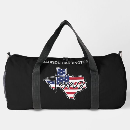 Individuelle Name Texas Duffle Bag (Rückseite)