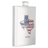 Individuelle Name Texas Flachmann (Rechts)