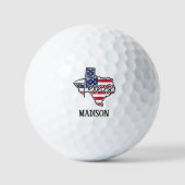 Individuelle Name Texas Golfball (Vorderseite)