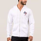 Individuelle Name Texas Hoodie (Vorderseite)