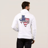 Individuelle Name Texas Hoodie (Schwarz voll)