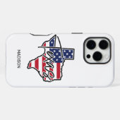Individuelle Name Texas iPhone Hülle (Rückseite (Horizontal))