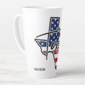 Individuelle Name Texas Milchtasse (Linke Ecke)