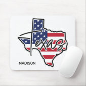 Individuelle Name Texas Mousepad (Mit Mouse)