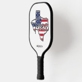Individuelle Name Texas Pickleball Schläger (Links)