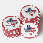 Individuelle Name Texas Pokerchips (Stapel)