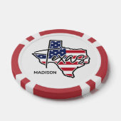 Individuelle Name Texas Pokerchips (Einzeln)