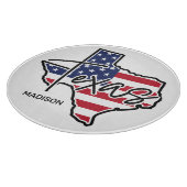 Individuelle Name Texas Schneidebrett (Ecke)