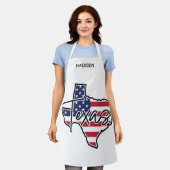 Individuelle Name Texas Schürze (Getragen)