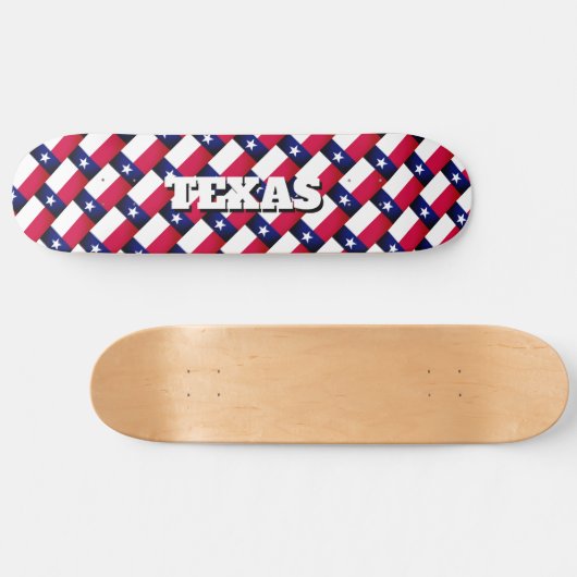 Individuelle Name Texas - Skateboarddeck (Horizontal)