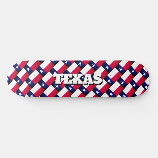 Individuelle Name Texas - Skateboarddeck (Horizontal)