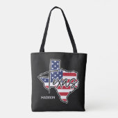 Individuelle Name Texas Tasche (Rückseite)