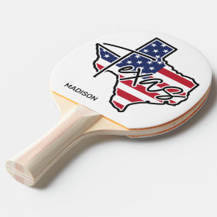 Individuelle Name Texas Tischtennis Schläger