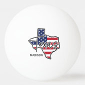 Individuelle Name Texas Tischtennisball (Vorderseite)