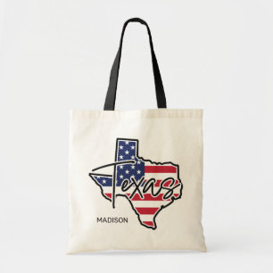 Individuelle Name Texas Tragetasche