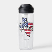 Individuelle Name Texas Trinkflasche (Rückseite)