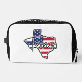 Individuelle Name Texas Waschbeutel (Vorderseite)