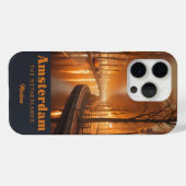 Individuelle Name / Text Amsterdam Case-Mate iPhone Hülle (Rückseite (Horizontal))