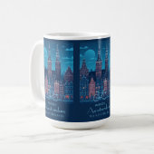 Individuelle Name / Text Amsterdam Kaffeetasse (Vorderseite Links)