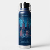 Individuelle Name / Text Amsterdam Trinkflasche (Hinten)