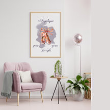 Individuelle Name Text Ballet Pointe Shoes Balleri