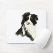 Individuelle Name Text Border Collie Dog Pet Mousepad (Mit Mouse)