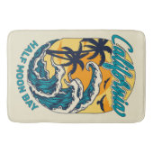 Individuelle Name / Text California Surfen Badematte (Vorderseite)