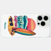 Individuelle Name / Text California Surfen Case-Mate iPhone Hülle (Rückseite (Horizontal))