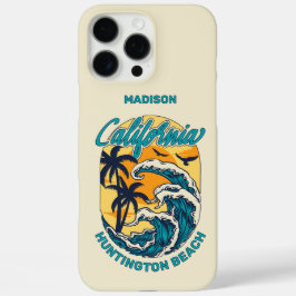 Individuelle Name / Text California Surfen iPhone 16 Pro Max Hülle