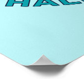 Individuelle Name / Text California Surfen Poster (Ecke)