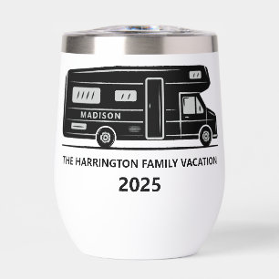 Individuelle Name & Text Camper Van