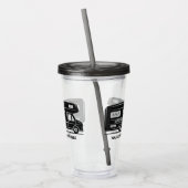Individuelle Name & Text Camper Van Tumblers Acryltrinkbecher (Links)