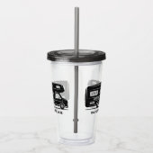 Individuelle Name & Text Camper Van Tumblers Acryltrinkbecher (Rechts)